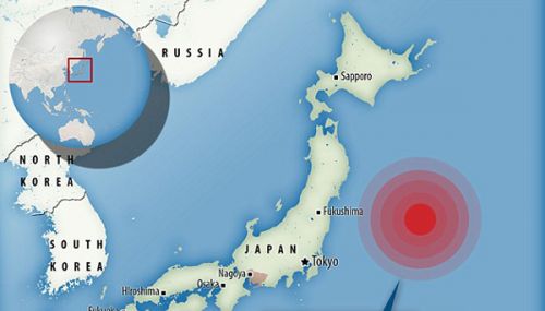 日本福岛县6.0级地震 震源深度约10公里