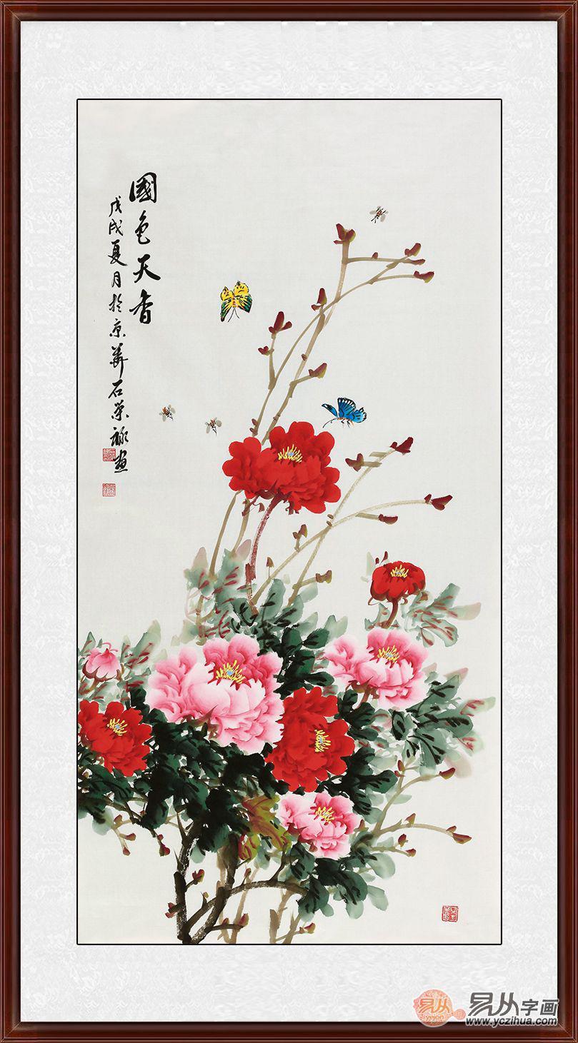 玄关挂画要精挑细选 吉祥花鸟画颜值高寓意更好