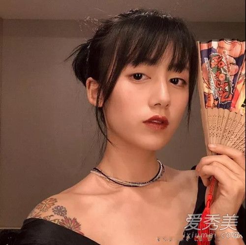 李诞女友黑尾酱花臂纹身叫什么