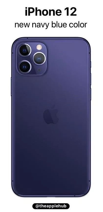 「海军」iPhone12或有海军蓝新配色 替代午夜绿色