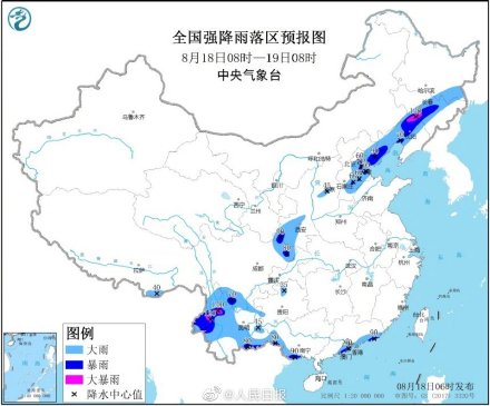 发布|中央气象台发布暴雨黄色预警 提醒这些地方的朋友注意防范