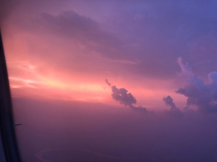 天空|广州粉色系天空 宛如动漫场景还自带滤镜