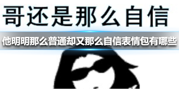 他明明那么普通却又那么自信表情包有哪些他明明那么普通却又那么自信