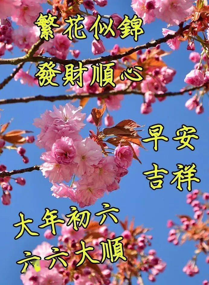 大年初六问候祝福语大全 大年初六问候祝福语图片带字