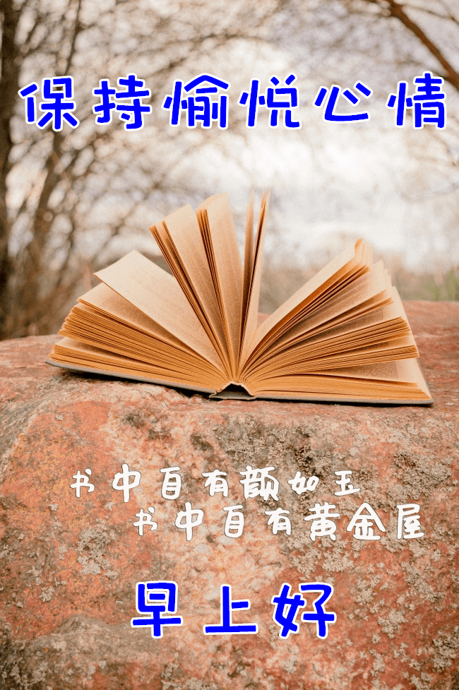 聊天的早安早上好图片带祝福语 最新创意唯美冬日清晨早安问候大家好