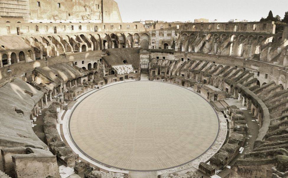 古罗马斗兽场要铺木地板使游客更了解它原本的盛况